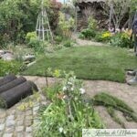 Chroniques de mon jardin : Nouveau gazon en rouleaux
